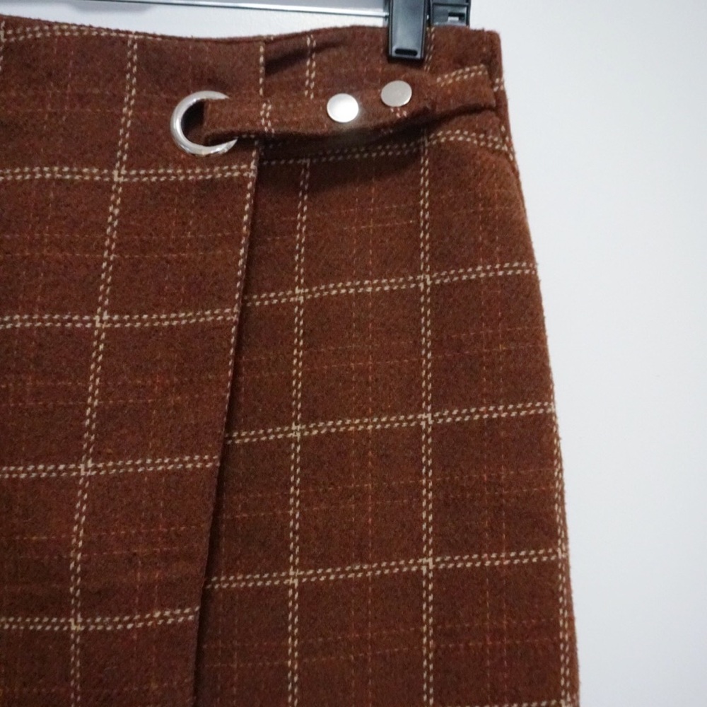 No Brand | Brown Pleated Skirt